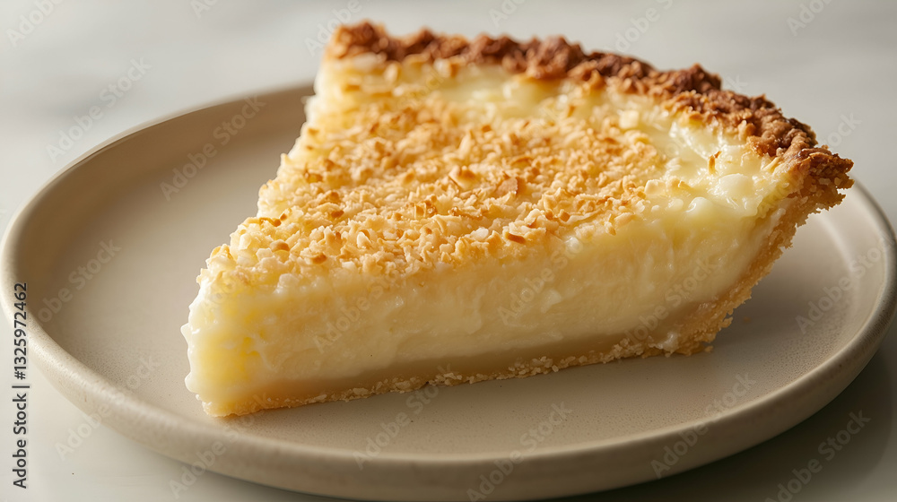 Coconut Cream Pie Slice