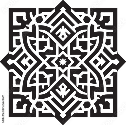 Intricate Geometric Mandala Design