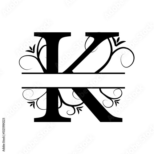 K Letter Monogram