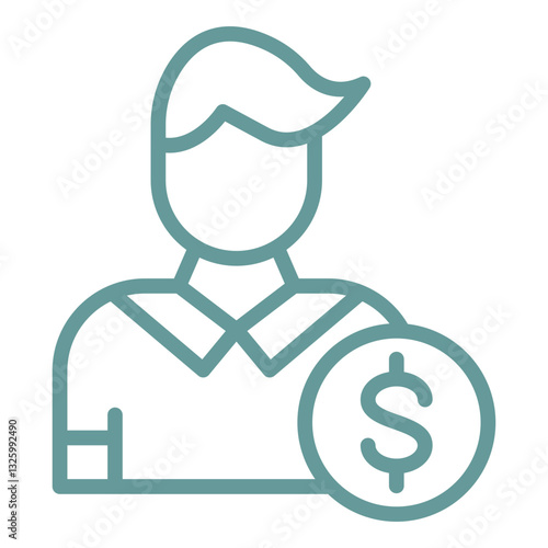 Vector Design Buyer Icon Style