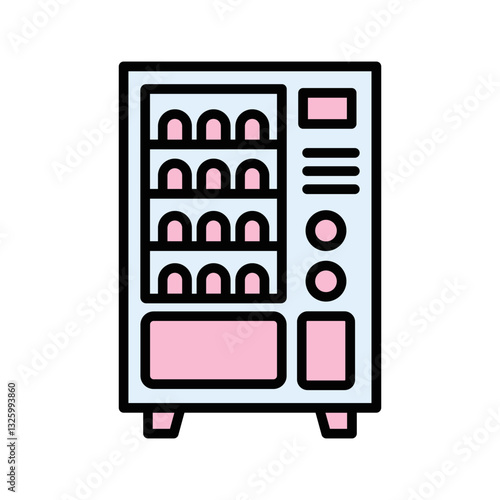 Vending Machine Vector Icon