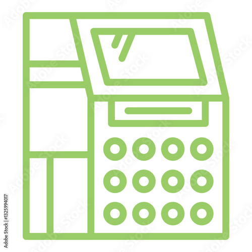 Vector Design Atm Machine Icon Style