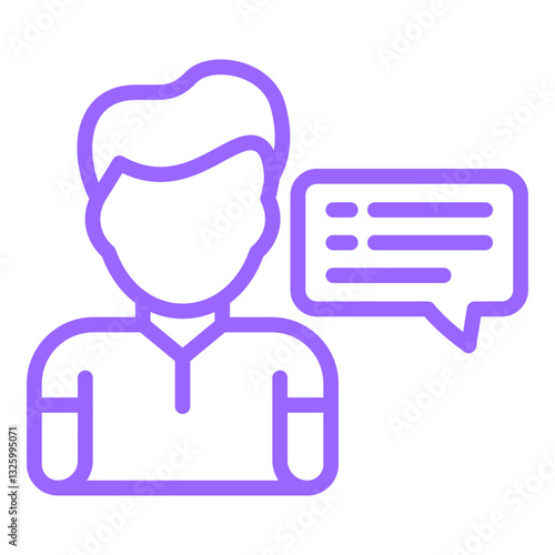 Vector Design Consultation Icon Style