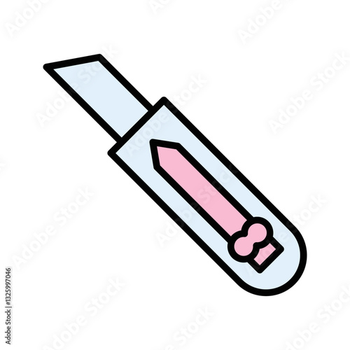 Utility knife Vector Icon