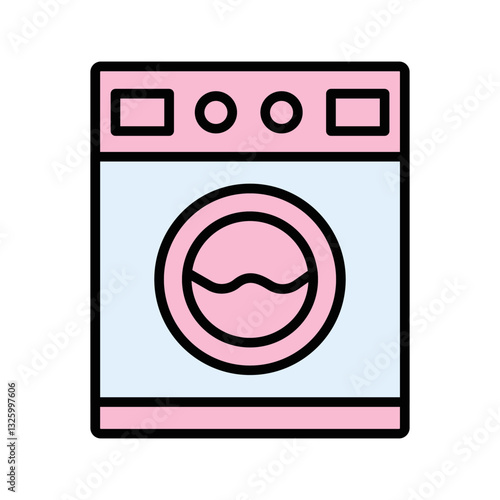 Washing Machine Vector Icon