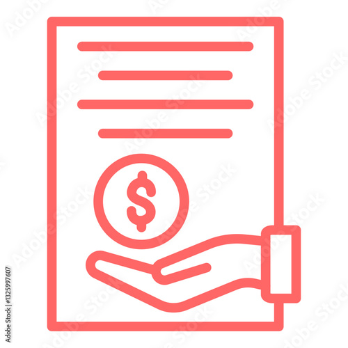 Vector Design Loan Icon Style