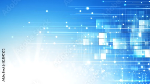 Wallpaper Mural Abstract light and geometric shapes design for web Torontodigital.ca