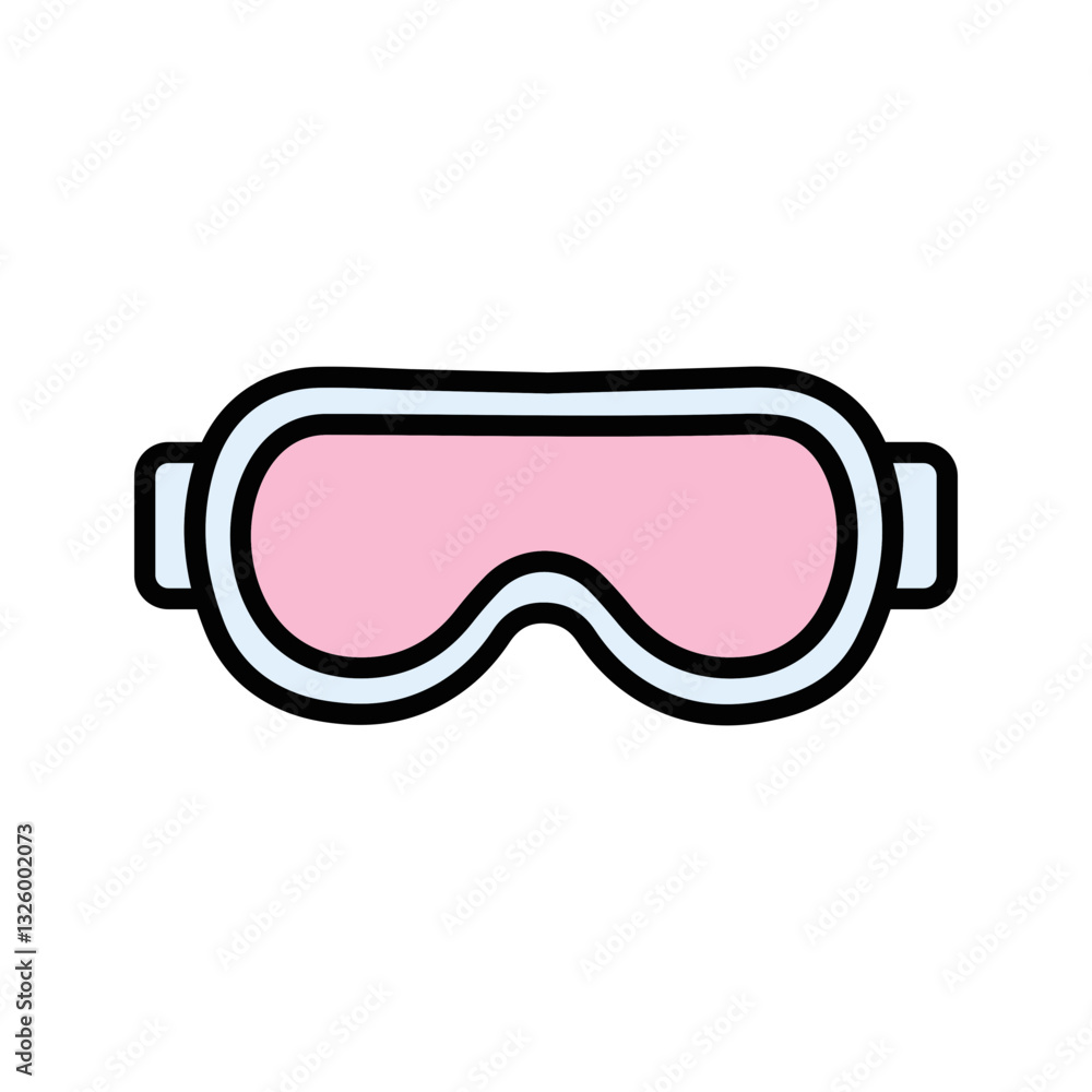 Safety Goggles Vector Icon Safety Goggles Vector Icon