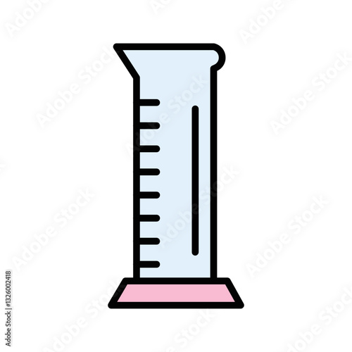 Graduated Cylinder Vector Icon