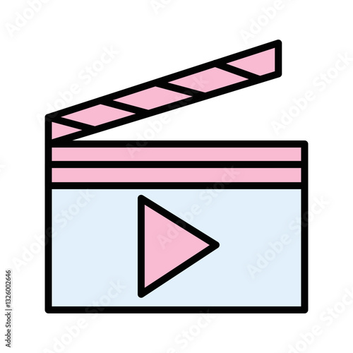 Clapperboard Vector Icon