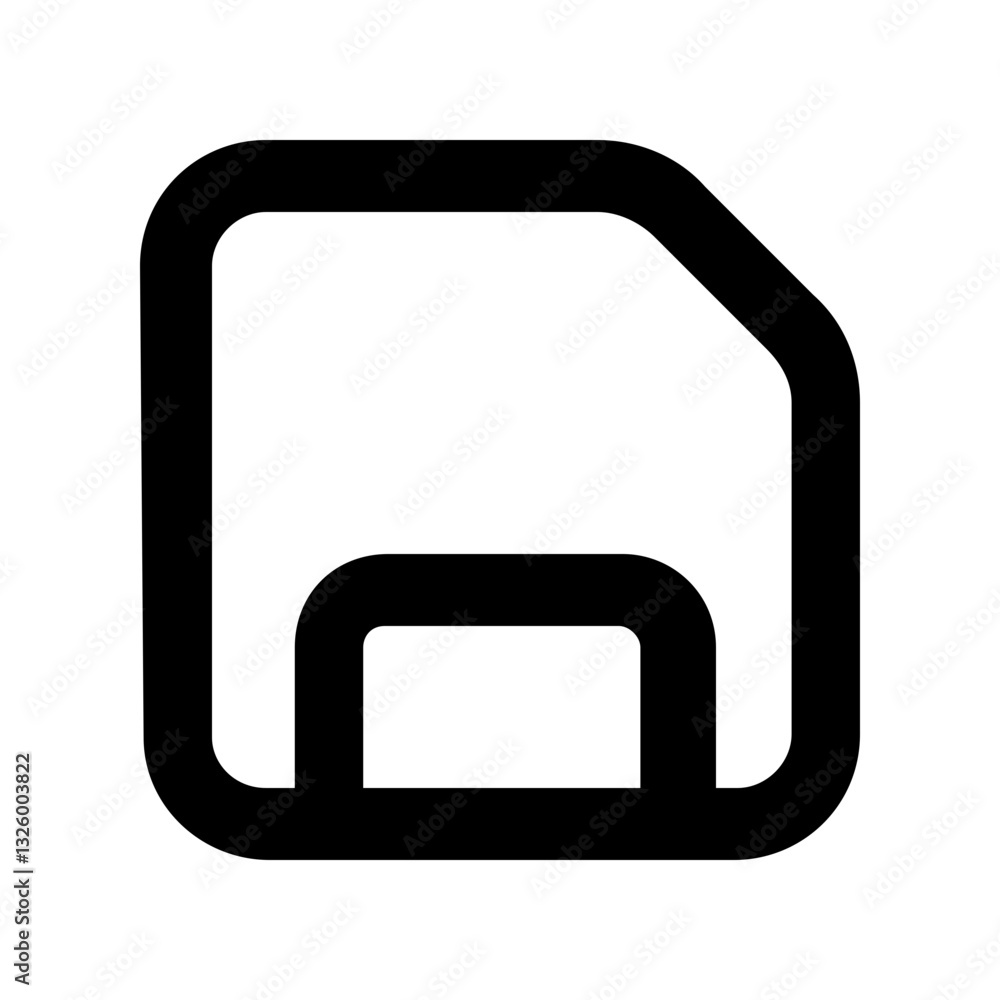 abstract Document Shape line icon abstract Document Shape line icon