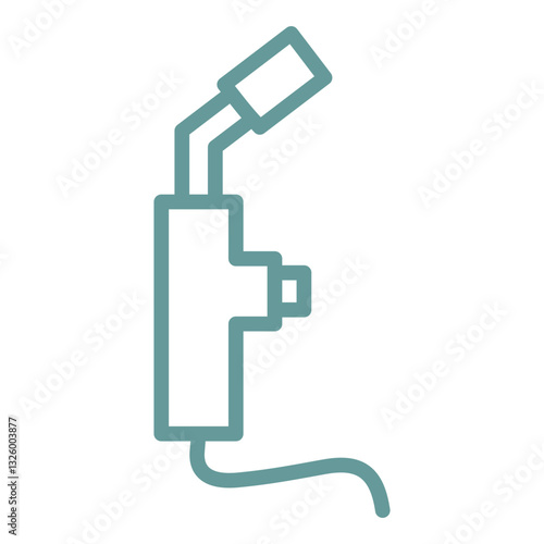 Welding Torch Vector Design Icon Style