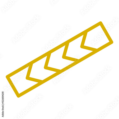 Barricade Tape Vector Design Icon Style