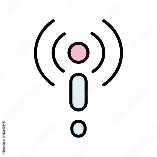 Network Troubleshooting Vector Icon