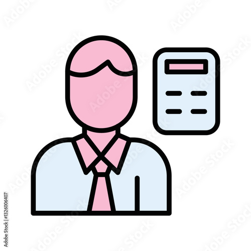 Accountant Vector Icon