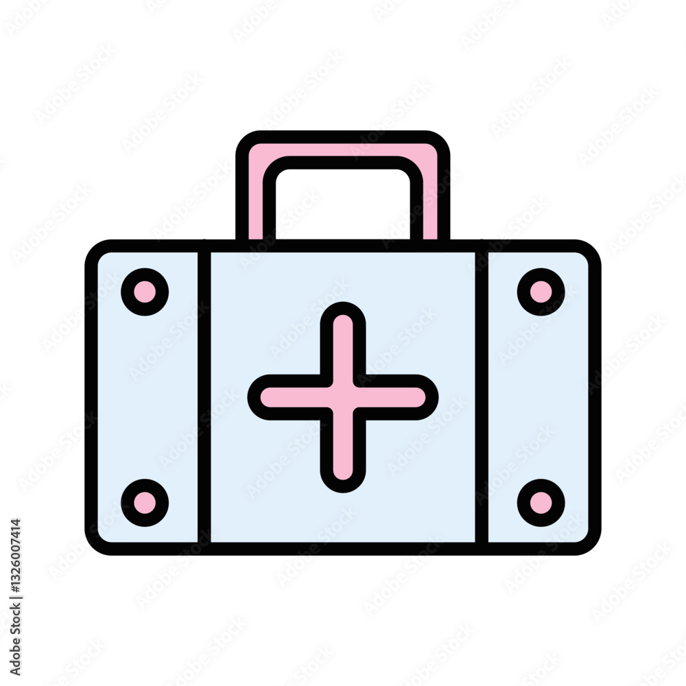 Obraz premium First aid kit Vector Icon
