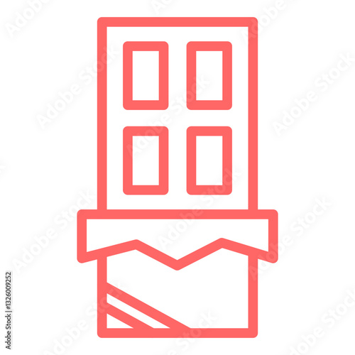 Dark Chocolate Vector Design Icon Style