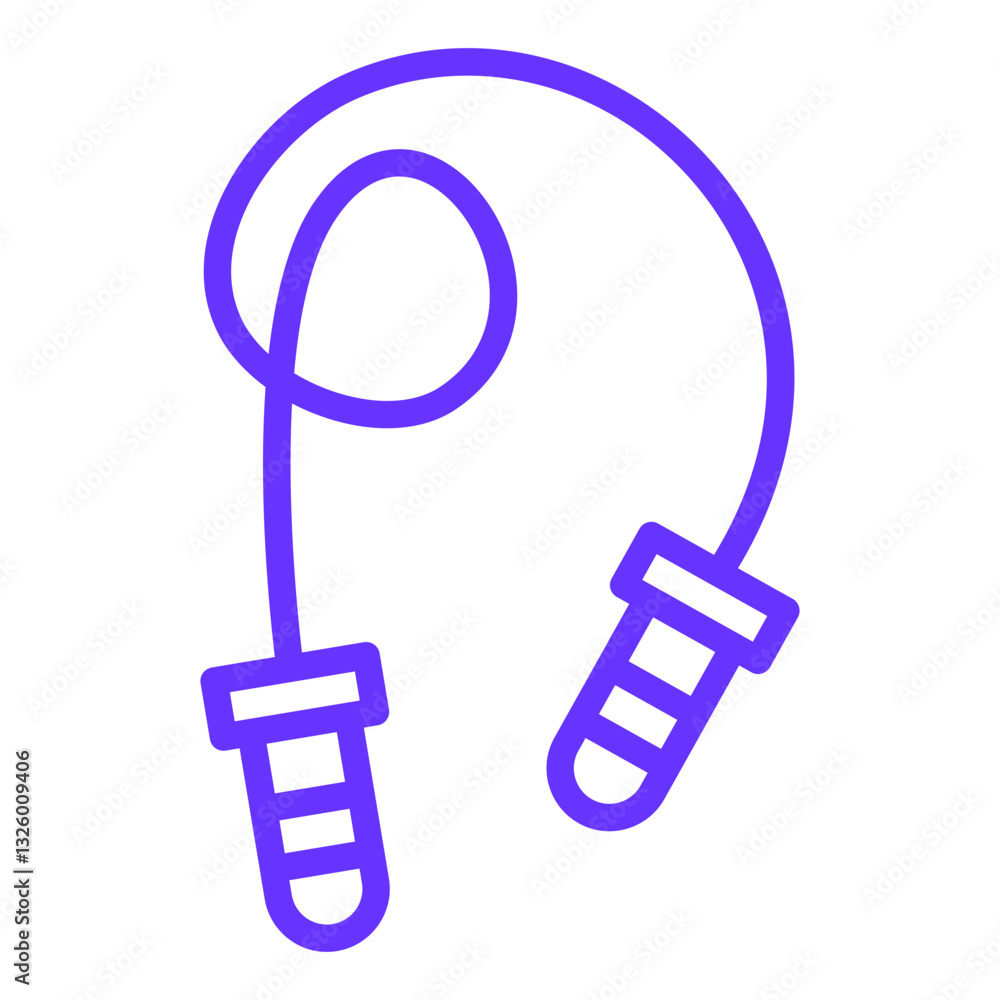 Jump Rope Vector Design Icon Style Jump Rope Vector Design Icon Style