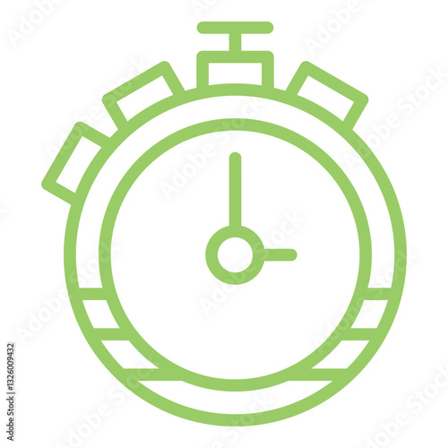 Stopwatch Vector Design Icon Style