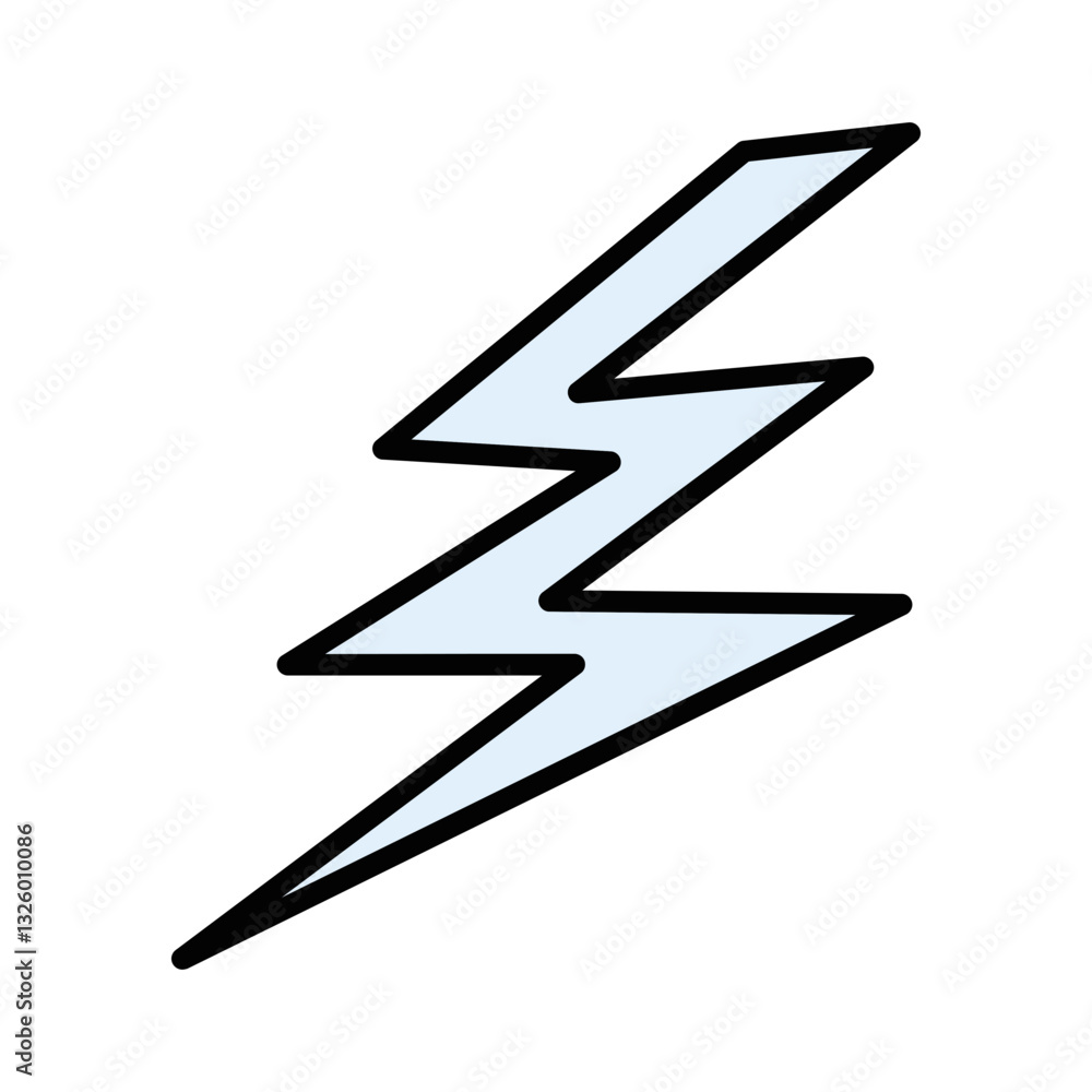 Lightning bolt Vector Icon Lightning bolt Vector Icon
