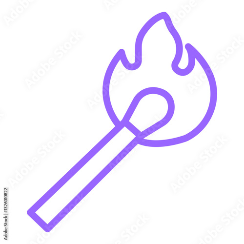 Vector Design Matches Icon Style