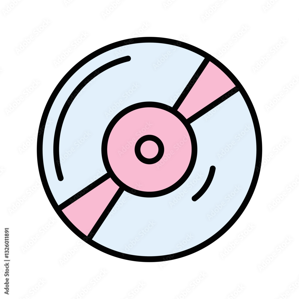 DVD Drive Vector Icon DVD Drive Vector Icon