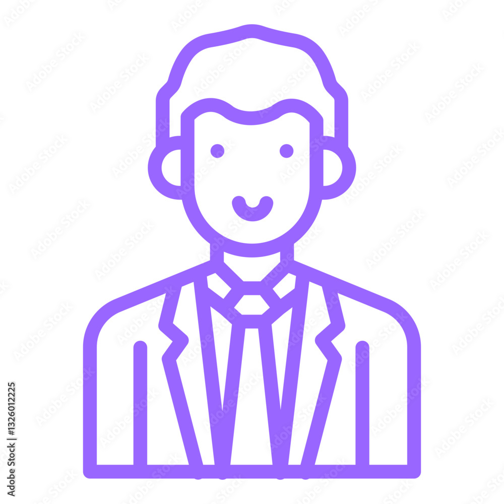 Vector Design Businessman Icon Style Vector Design Businessman Icon Style