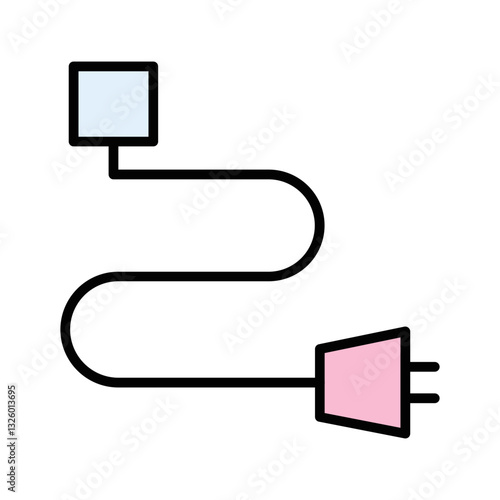 Power Cable Vector Icon