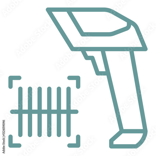 Vector Design Barcode Scanner Icon Style