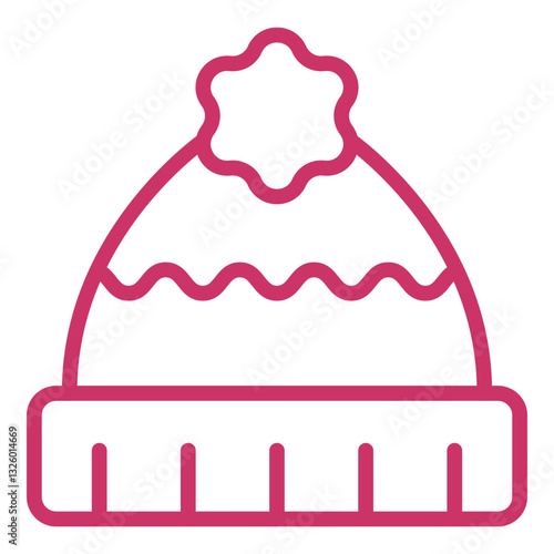 Vector Design Winter Hat Icon Style
