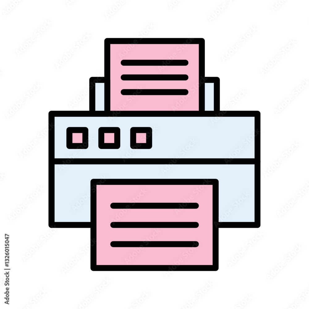 Printer Vector Icon Printer Vector Icon