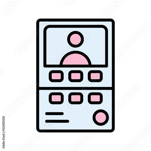 Intercom System Vector Icon