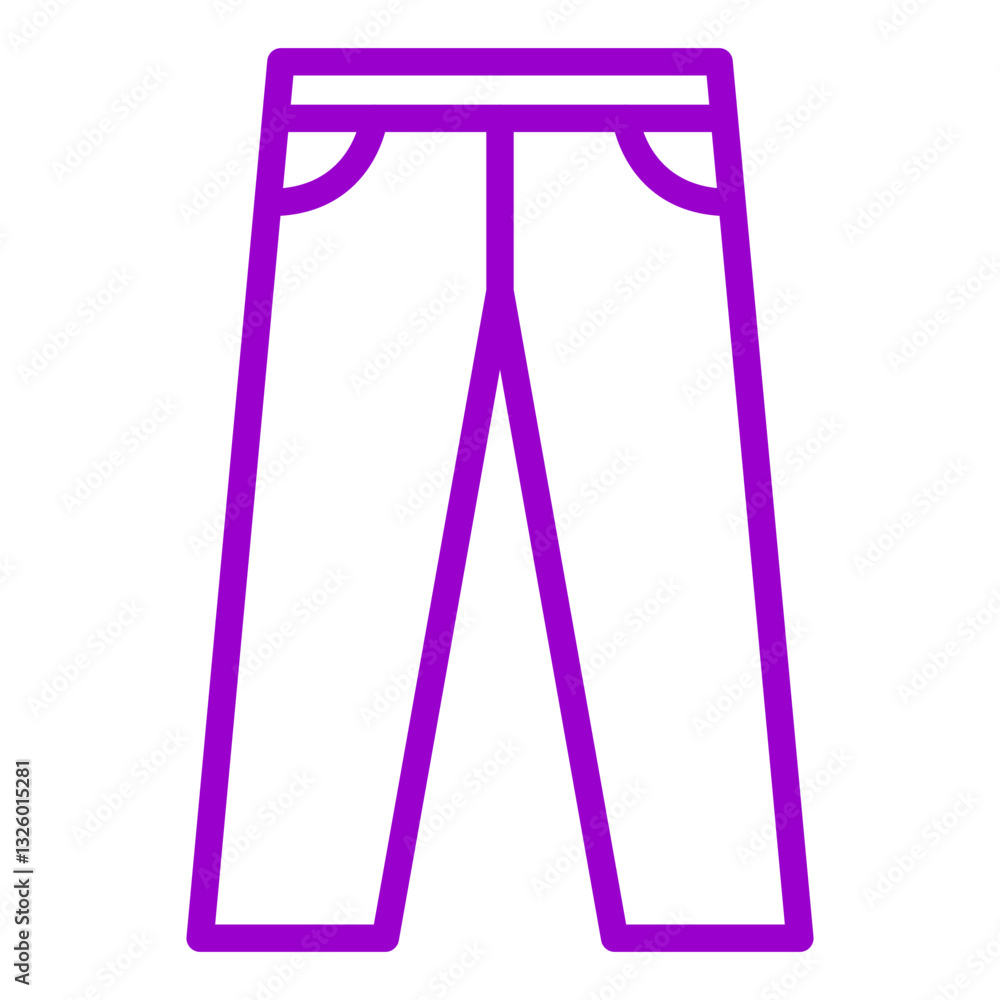 Vector Design Trousers Icon Style Vector Design Trousers Icon Style