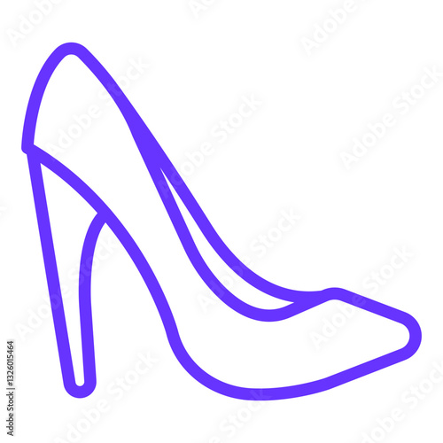 Vector Design High Heels Icon Style
