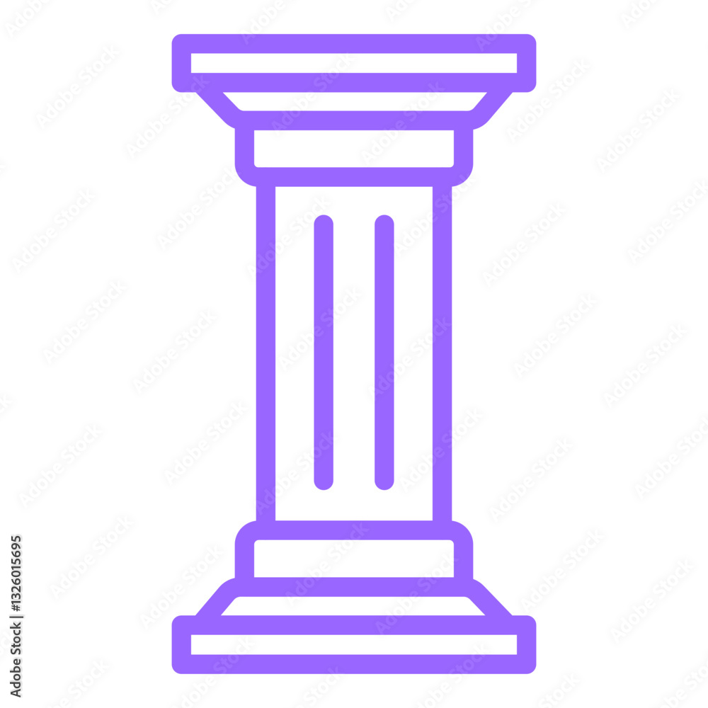 Vector Design Pillar Icon Style Vector Design Pillar Icon Style