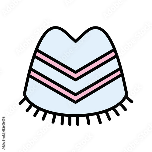 Poncho Vector Icon