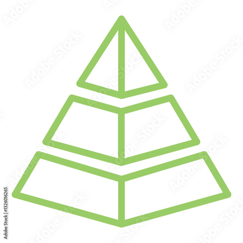 Vector Design Pyramid Icon Style