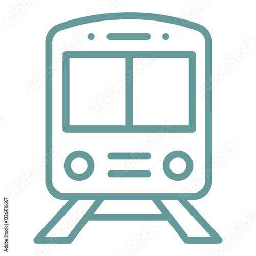 Vector Design Train Icon Style