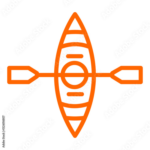Vector Design Kayak Icon Style