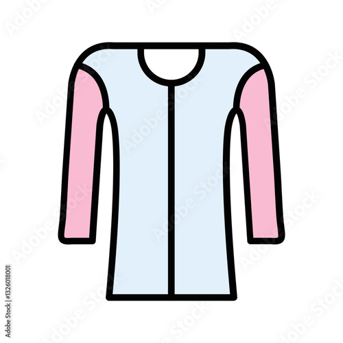 Fleece jacket Vector Icon