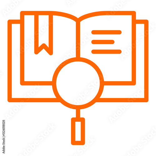 Vector Design Encyclopedia Icon Style
