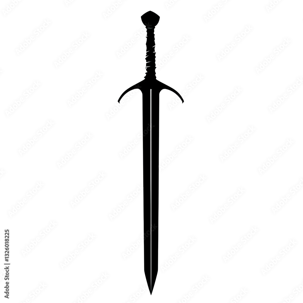 Silhouette sword, vector illustration on a white background. white background png Silhouette sword, vector illustration on a white background. white background png