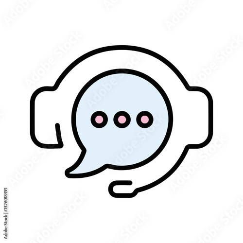 Live Chat Vector Icon