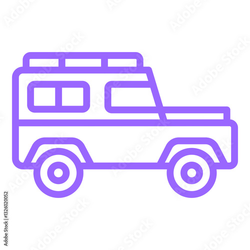 Vector Design Suv Icon Style