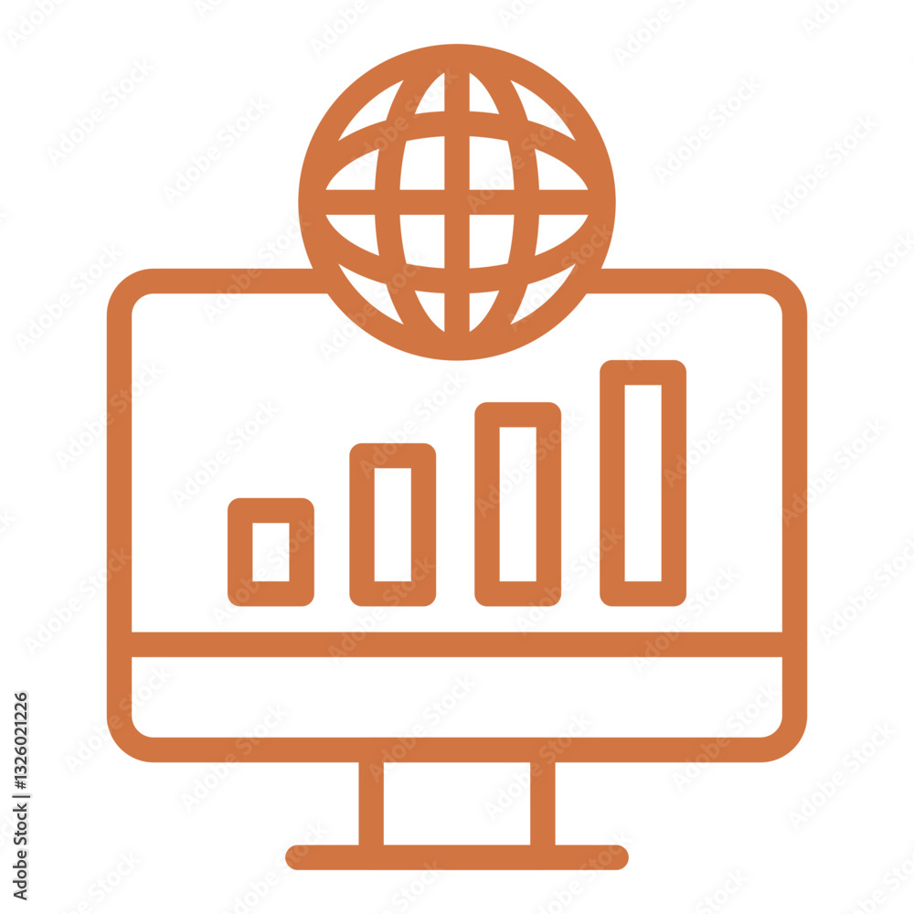 Vector Design Worldwide Traffic Icon Style Vector Design Worldwide Traffic Icon Style