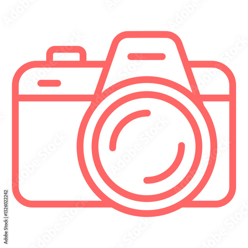 Vector Design Dslr Camera Icon Style