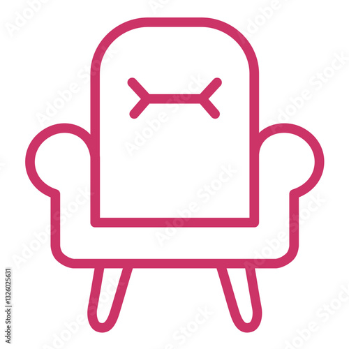 Vector Design Armchair Icon Style