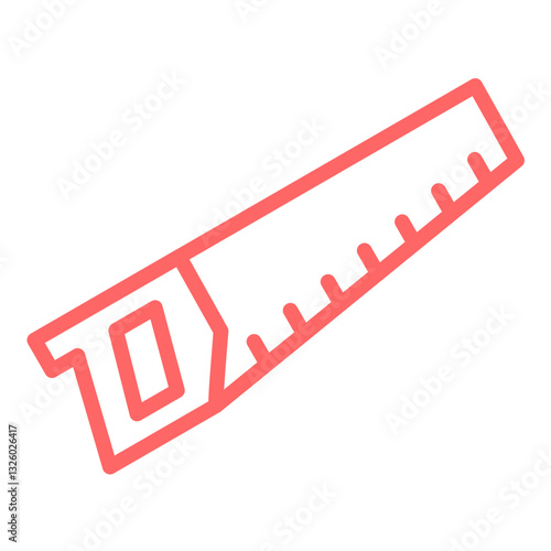 Vector Design Hand Saw Icon Style