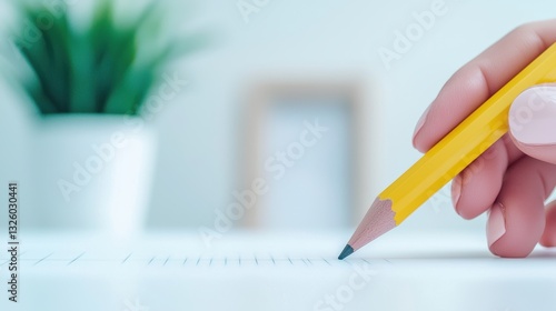 Edit Pencil Icon A pencil icon within a document editing software, highlighting the ability to make changes and revisions. photo