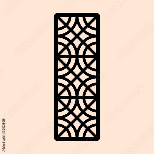 Intricate Architectural Screens with Seamless Circular Geometric Patterns
